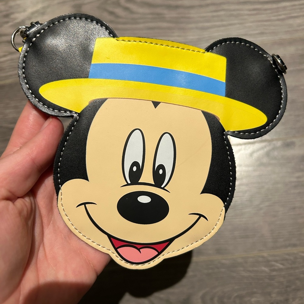 Dapper Dan Mickey Mouse Disney wallet coin purse